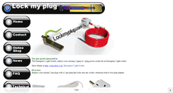 Desktop Screenshot of lockmyplug.com