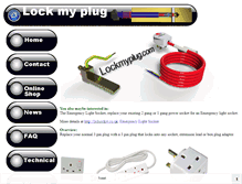 Tablet Screenshot of lockmyplug.com